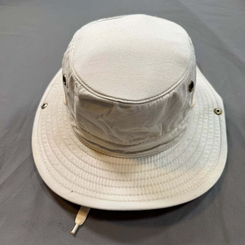 Malees Newport RI 100% Cotton Sun Hat Bucket Hat Beige Khaki Size L
